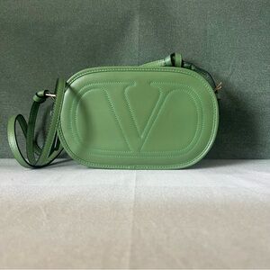 Valentino Vitello Logo Go Crossbody Bag Clover
